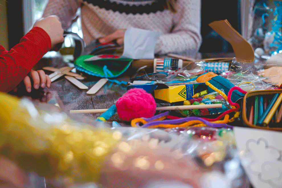 séance d'activité manuelle adulte relaxante à la maison